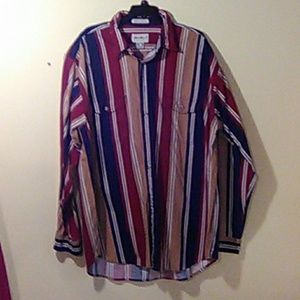 Eddie Bauer Elkhorn Canvas CV Button Down  Shirt